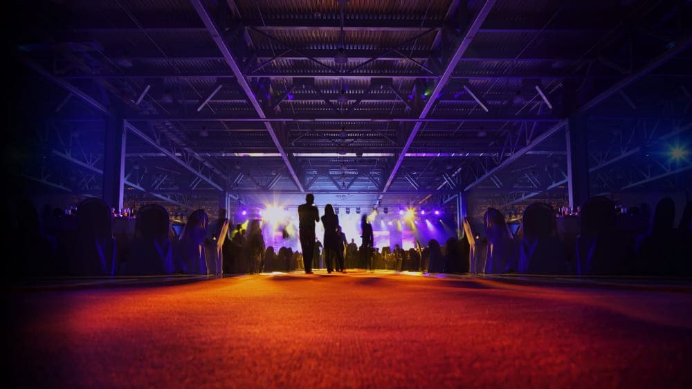 Przestrzeń eventowa gotowa na spotkanie firmowe lub okolicznościowe